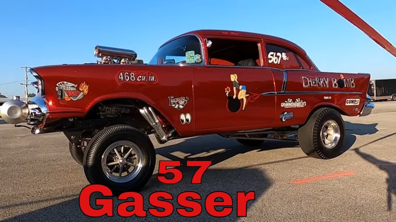 '57 Chevy Gasser Cherry Bomb YouTube