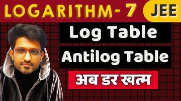 Logarithm 07 | Log Table | Antilog Table | Aman Sir | Bhannat Maths