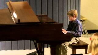 Dylan's 2012 piano recital