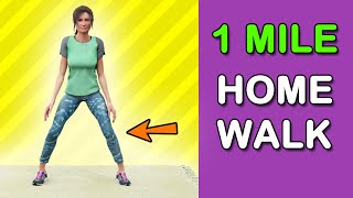1 Mile Walk At Home - Video Workout