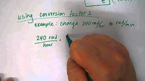 Trig Angles: Linear and Angular Velocity Part 1