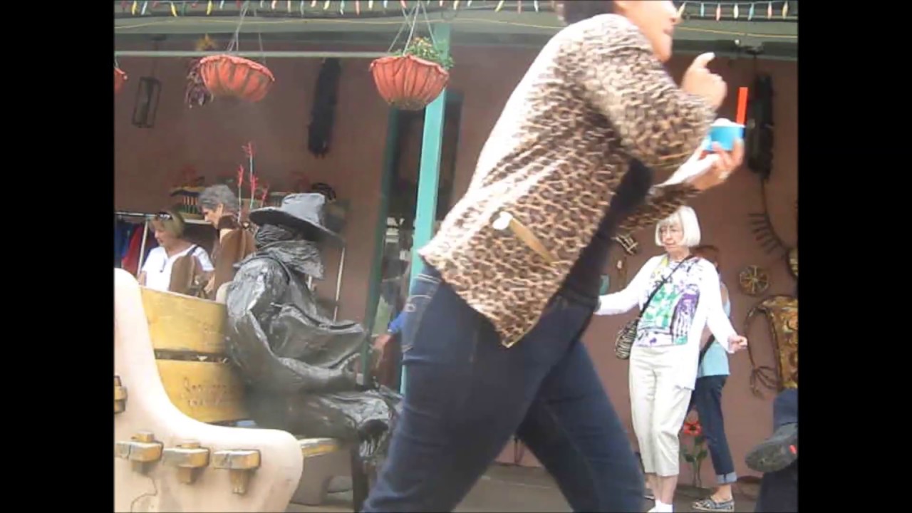 Funny Bronze Cowboy statue disguise e26 YouTube