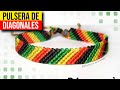 ► PULSERA estilo DIAGONAL // Pulseras de HILO encerado ◄