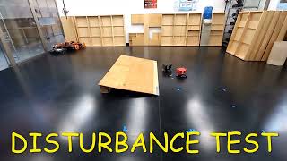 Leader-Follower Formation and Disturbance Rejection Control for Omnidirectional Mobile Robots