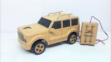 How to make a Scorpio with cardboard | Cardboard Scorpio car - DIY
