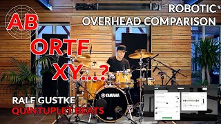 AB vs ORTF vs XY..? Which Overhead Sounds best? | A ROBOTIC STEREO MIC COMPARE | RALF GUSTKE PLAYS