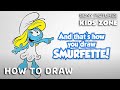SMURFS: THE LOST VILLAGE: How to Draw Smurfette | Sony Pictures Kids Zone #WithMe