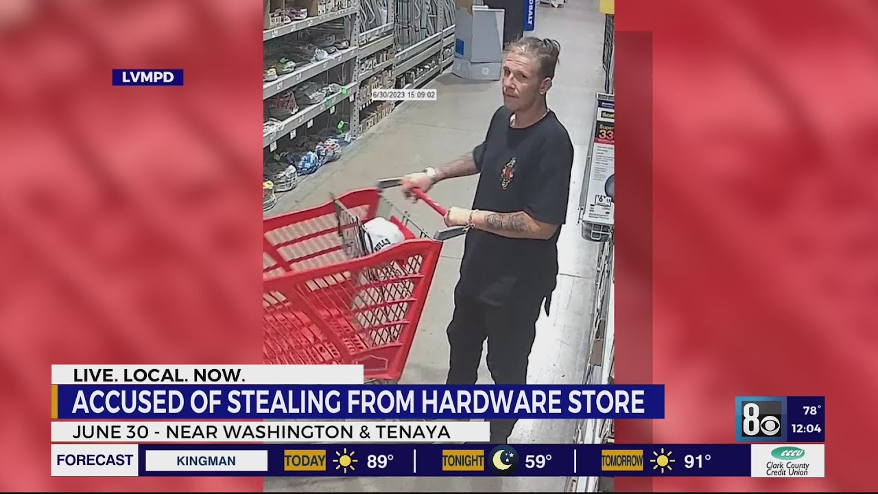 Las Vegas police looking for retail theft suspect accused of stealing ...