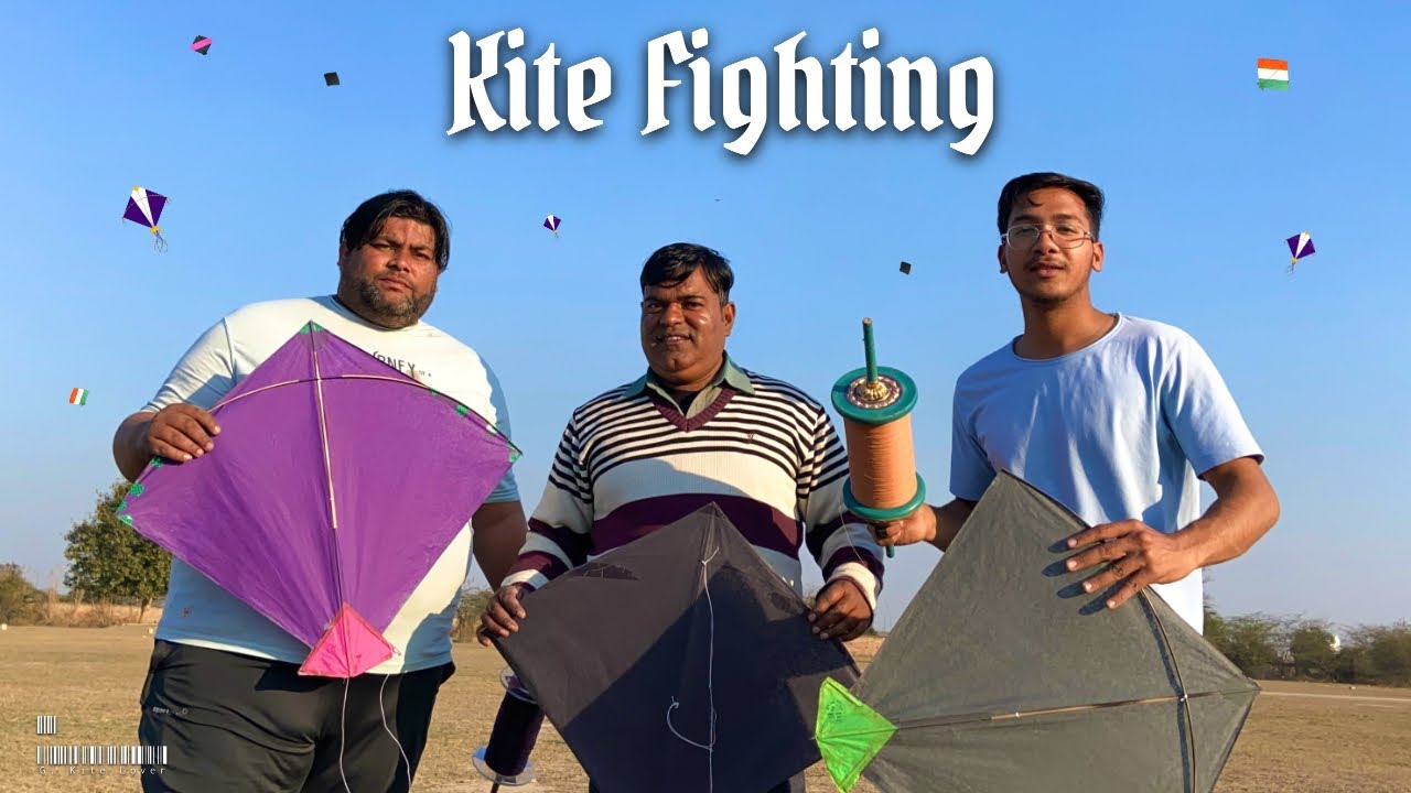 Kite Fighting From Ground🪁 kite Flying Challenge Kite Cutting 