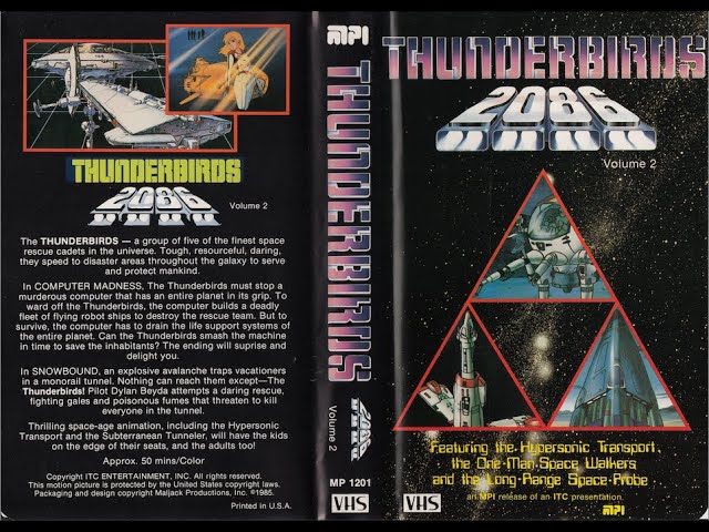 Thunderbirds 2086, MPI VHS, Volume 2, 60fps - YouTube