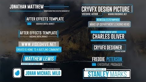 After Effects Template: Lower Thirds