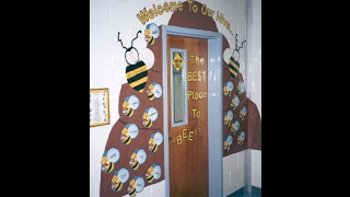 افكار لتزيين باب الفصل مررة روعة - Decorate the door of the school chapter