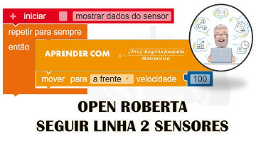 Seguir Linha -  Utilizando o Open Roberta - Com 2 Sensores