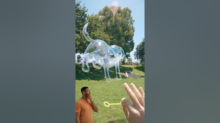 Soap bubble with different shape