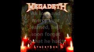 Megadeth - Guns, Drugs, &amp; Money + Lyrics HD