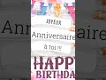 Chanson Joyeux Anniversaire mp3
