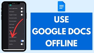 How to Use Google Docs Offline 2024 (Quick & Easy!)