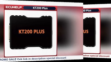 ECUHELP KT200 Plus ECU Programmer Tool, Work Independently, Read /Write /Clone by OBD/Bench Mode, Su