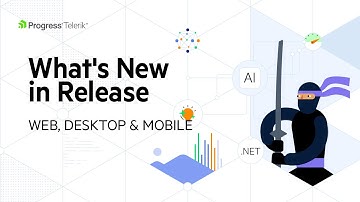 AI-Forward Telerik Q4 Release Webinar – Web, Desktop & Mobile