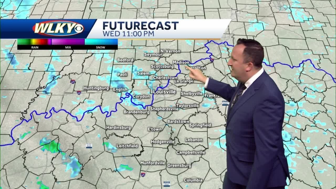 Cold & breezy Thursday, a few snow showers - YouTube