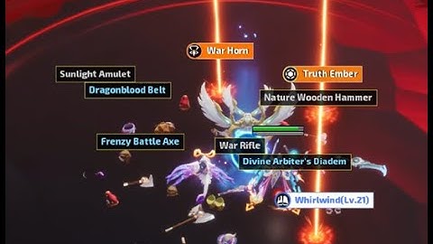 [Torchlight Infinite] Thea Stack dex - T8 Traveler fight - drop Lv21.Whirlwind