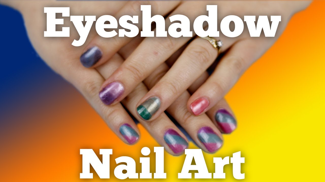 1. Gradient Eyeshadow Nail Art - wide 5