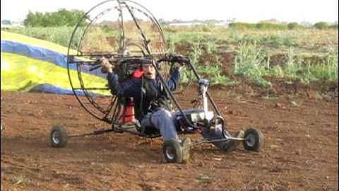 Black Hawk Paramotors - Lowboy Quad - MZ-34 "Quick takeoff"