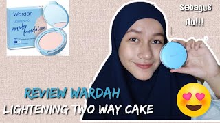 REVIEW WARDAH TWO WAY CAKE!! GAUSAH GUNAIN FONDATION CUKUP GUNAIN BEDAK AJA!! BANYAK PROMO DIWATSONS