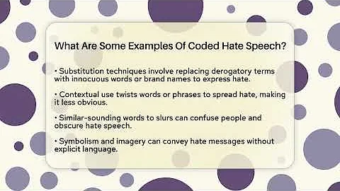 What Are Some Examples Of Coded Hate Speech? - Everyday-Networking