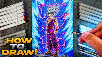 How to Draw GOHAN BEAST Full Body | Easy Tutorial