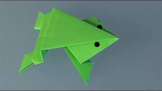 Une grenouille en papier, Comment faire origami