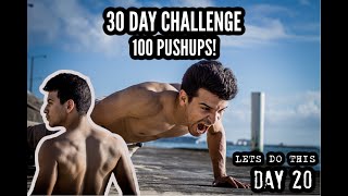30 Day Challenge - 100 Pushups Day 20 Its Too Hot