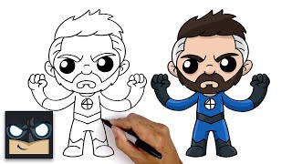 how to draw mister fantastic fantastic four