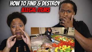 How Illegal Items Are Found And Destroyed At JFK Airport | The Demouchets REACT
