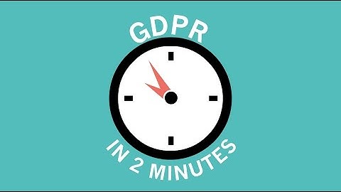 Everything You Need to Know About GDPR... In 2 Minutes