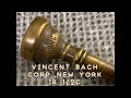 【コルネット】VINCENT BACH CORP., NEW YORK  10 １/２C　Cornet　 Mouthpiece