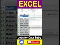 REMOVE DUPLICATE DATA IN EXCEL #shortsvideo #trendingshorts #tipsandtricks #shortcutkeys
