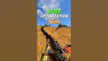 From 70 FPS to 160 FPS in RUST #shorts