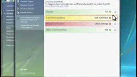 6 Windows Vista Demo  Security basics