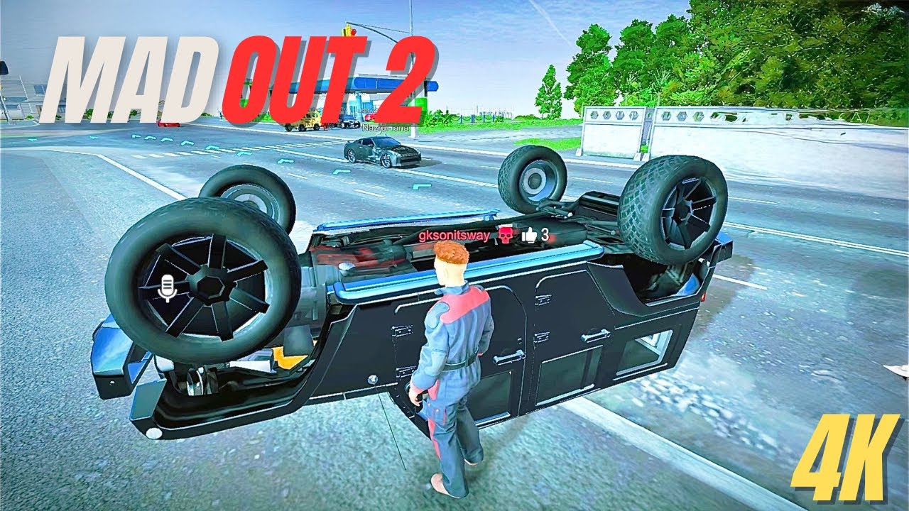 MADOUT2 GRAND AUTO RACING GAMEPLAY CRIMEWAVE IN BIG CITY madout2 driving-the-best-cars-in-madout2-big-city-online-madout2-bco-ipad-pro