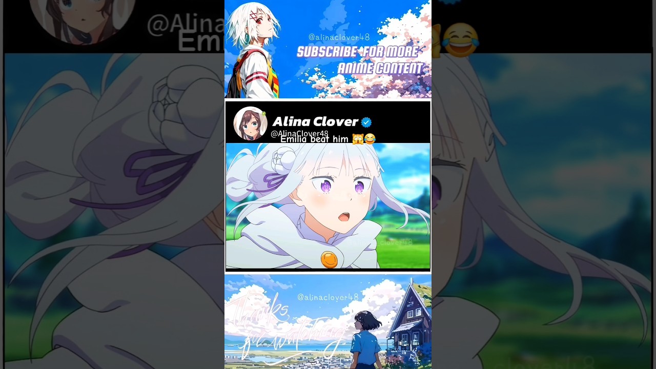 Subaru got shocked after seeing her #anime #animeedit #shorts