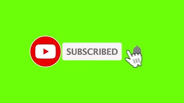 YouTube Animated Green Screen Subscribe Button with Bell Sound | No Copyright