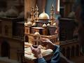 Madina Masjid Wood Crafting Art That Feels Real | Satisfying Islamic Art #shorts