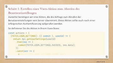Sicherstellen, dass Benutzereinstellungen in Ihrer Vue.js-Anwendung immer verfügbar sind