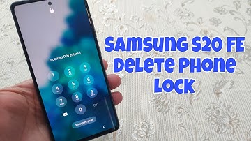 Forgot Password? Samsung S20 FE (SM-G781B). Delete pattern, pin, password lock.
