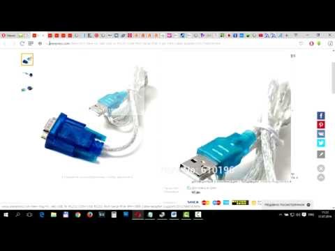 Прошивка тюнера через USB переходник ( USB-RS232 c aliexpress) свежая прошивка за 2017год