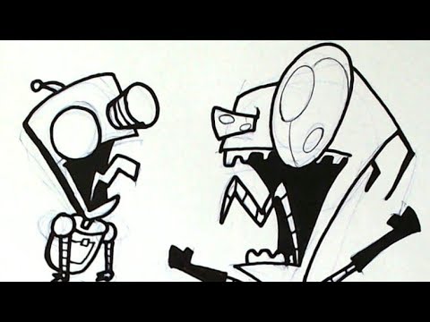 Ink2o Day 15 -Invader Zim