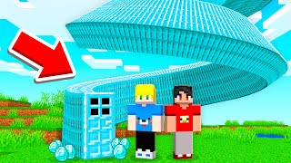 Criei a MELHOR CASA para me PROTEGER no Minecraft!