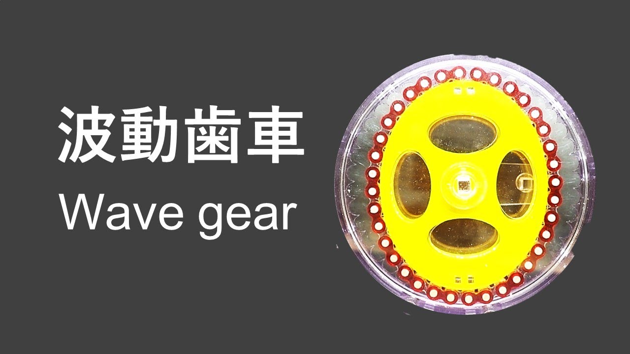 Wave Gear Harmonicdrive Youtube