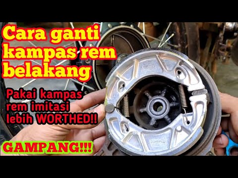 Video: Bagaimana cara memasang kampas rem belakang?